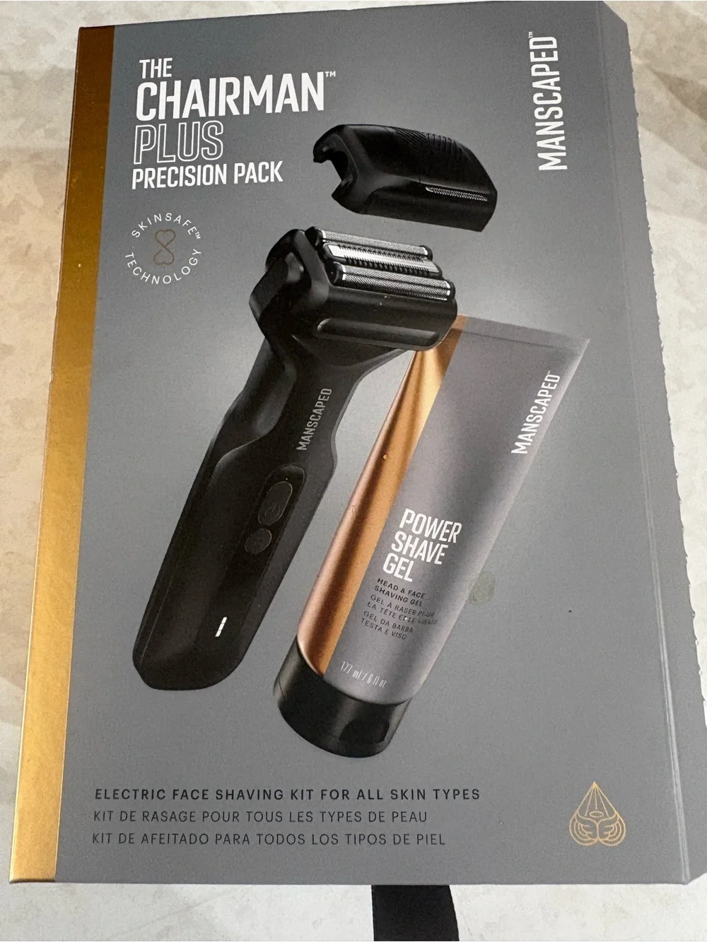 Manscaped The Chairman Plus Electric Shaver - Black